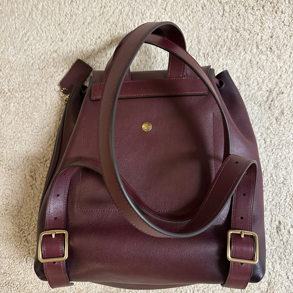 Coach Crosby 28 Backpack - Burnished Merlot - Picture 3 of 8
